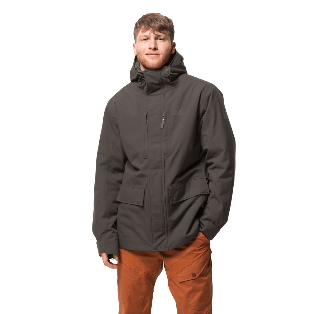 Jack Wolfskin WEST Vestes Homme Gris Marron - EZTOJYH-01